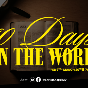 Fellowship With God And Jesus Christ.